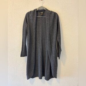 Philosophy Gray Open Front Cardigan